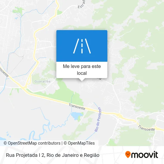 Rua Projetada I 2 mapa
