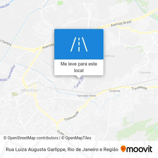 Rua Luiza Augusta Garlippe mapa