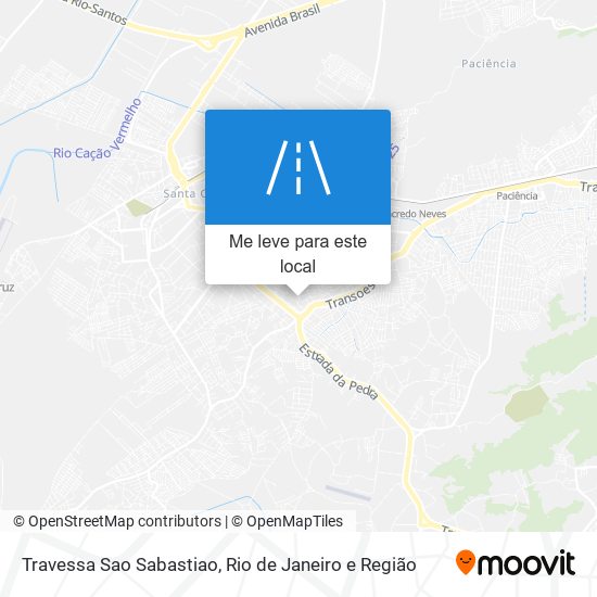 Travessa Sao Sabastiao mapa