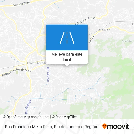 Rua Francisco Mello Filho mapa