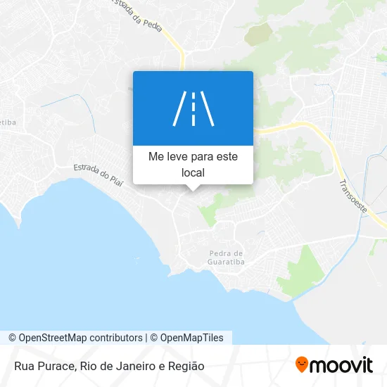 Rua Purace mapa
