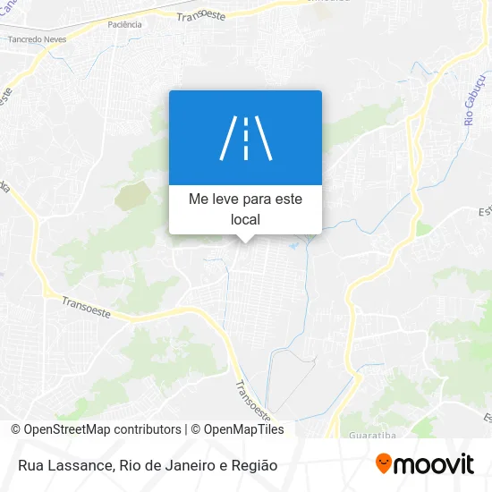 Rua Lassance mapa