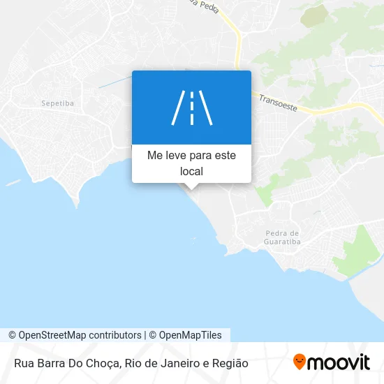 Rua Barra Do Choça mapa
