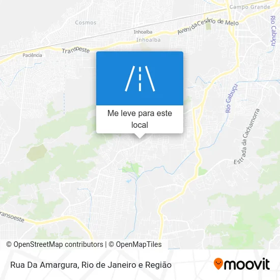 Rua Da Amargura mapa