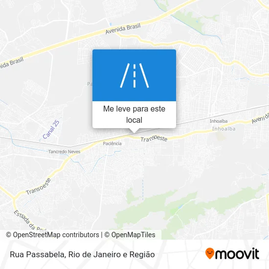 Rua Passabela mapa