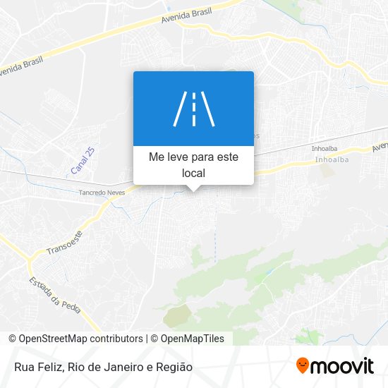 Rua Feliz mapa