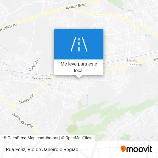 Rua Feliz mapa