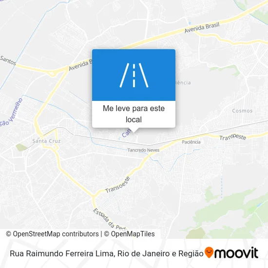 Rua Raimundo Ferreira Lima mapa