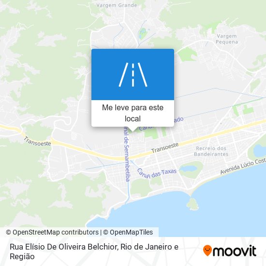 Rua Elísio De Oliveira Belchior mapa