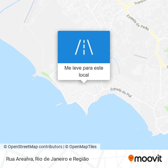 Rua Arealva mapa