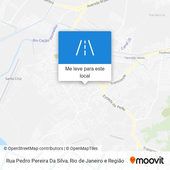 Rua Pedro Pereira Da Silva mapa