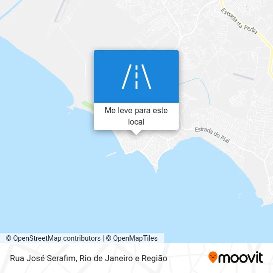 Rua José Serafim mapa