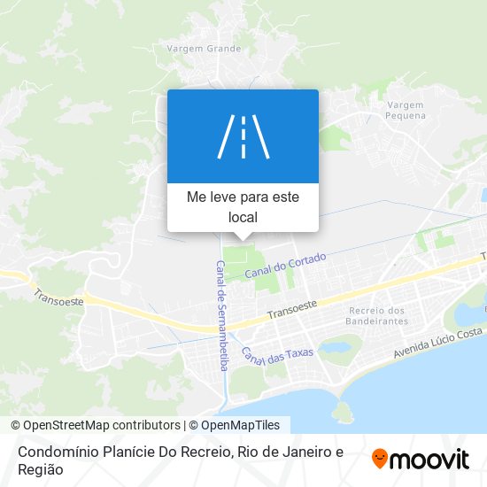 Condomínio Planície Do Recreio mapa