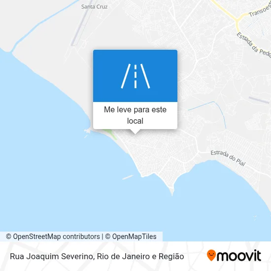 Rua Joaquim Severino mapa