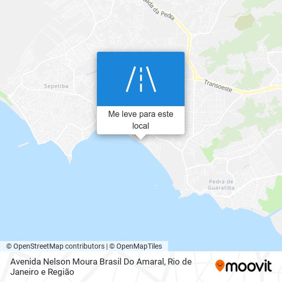 Avenida Nelson Moura Brasil Do Amaral mapa