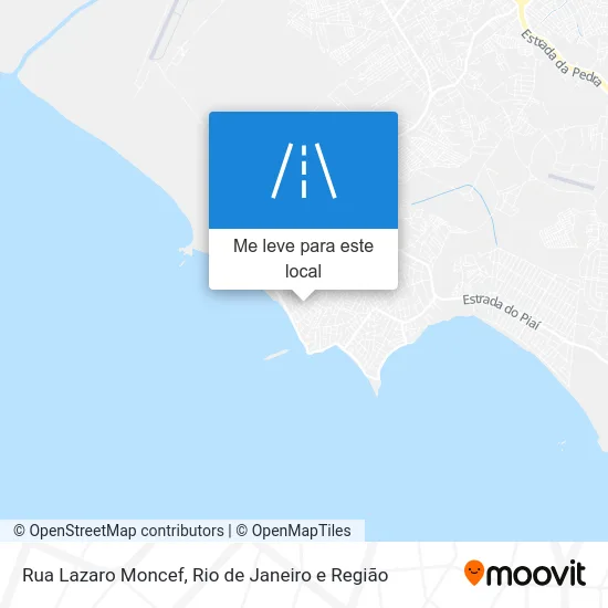 Rua Lazaro Moncef mapa