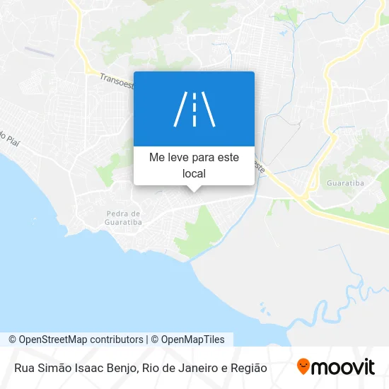Rua Simão Isaac Benjo mapa