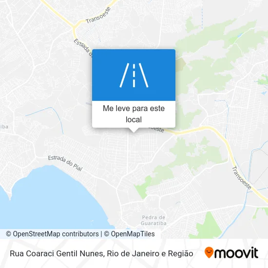 Rua Coaraci Gentil Nunes mapa