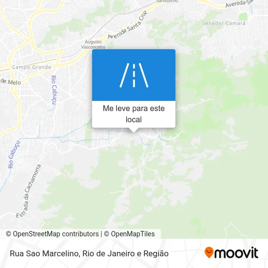 Rua Sao Marcelino mapa