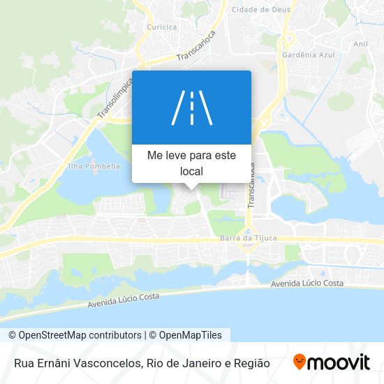Rua Ernâni Vasconcelos mapa