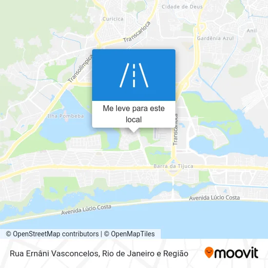 Rua Ernâni Vasconcelos mapa