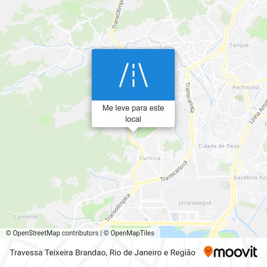 Travessa Teixeira Brandao mapa