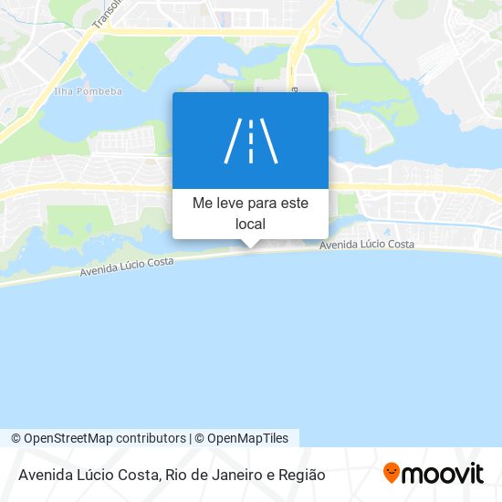 Avenida Lúcio Costa mapa