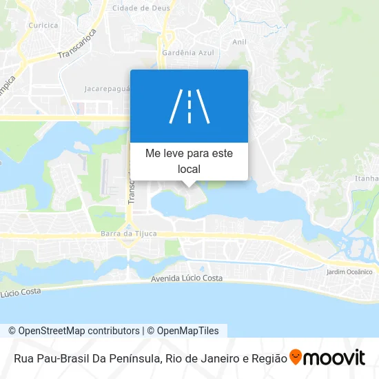 Rua Pau-Brasil Da Península mapa