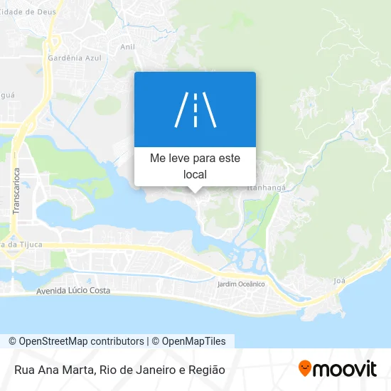Rua Ana Marta mapa