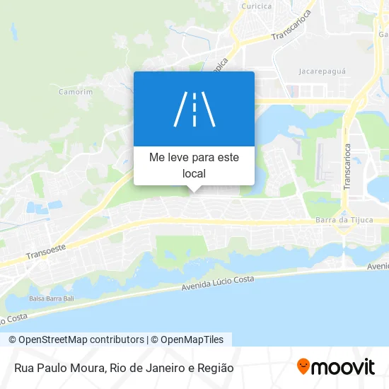 Rua Paulo Moura mapa