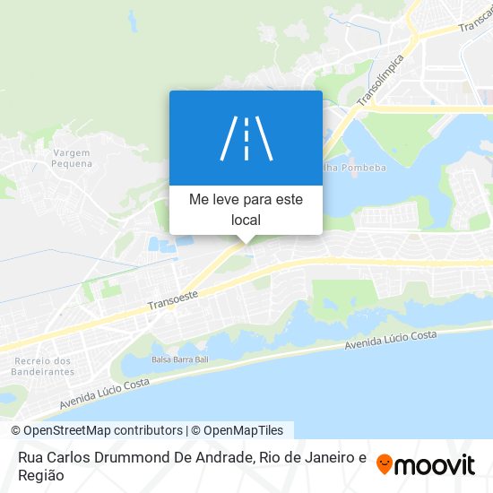 Rua Carlos Drummond De Andrade mapa