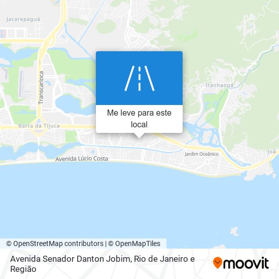 Avenida Senador Danton Jobim mapa