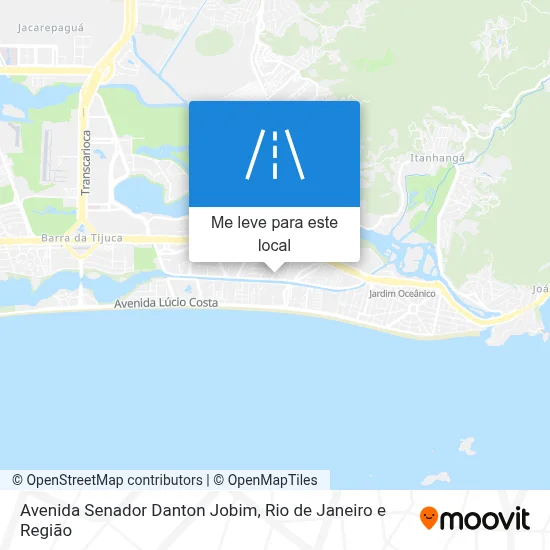 Avenida Senador Danton Jobim mapa