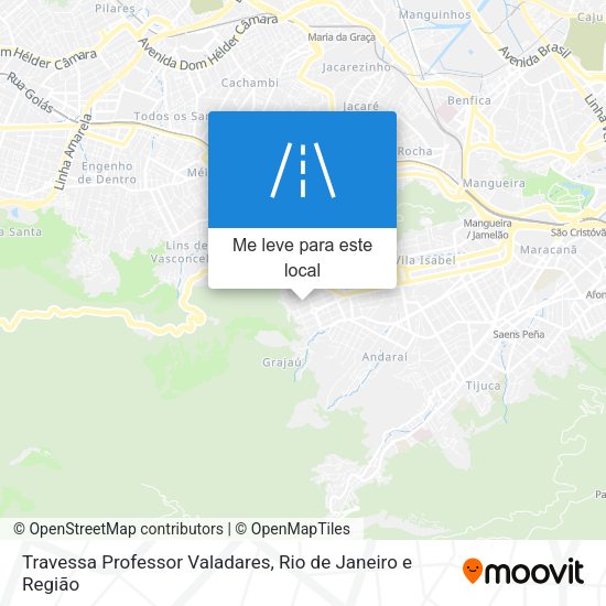 Travessa Professor Valadares mapa