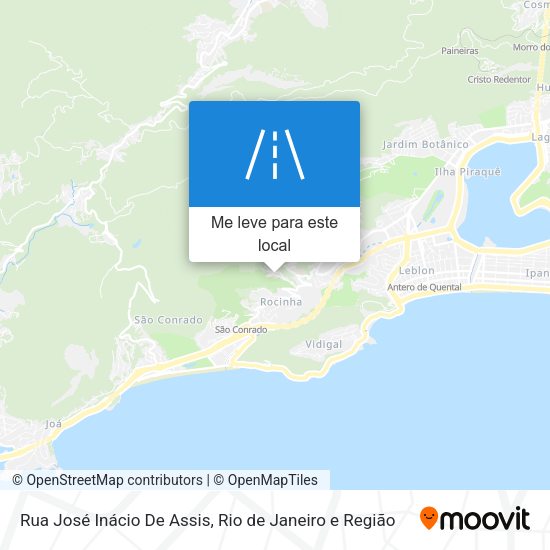 Rua José Inácio De Assis mapa