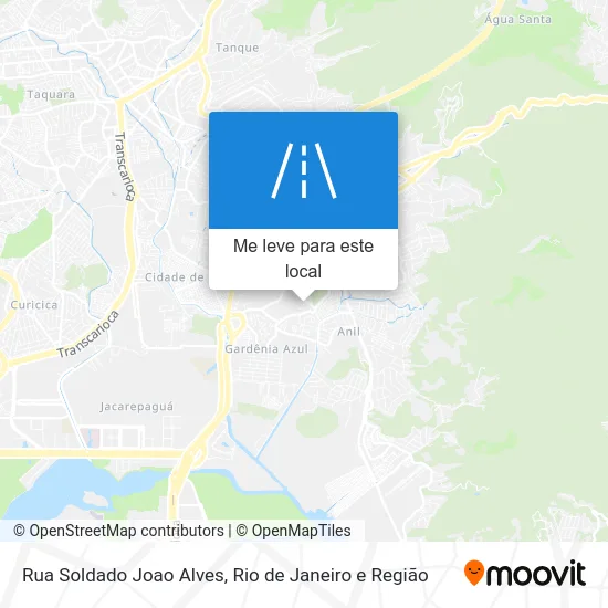 Rua Soldado Joao Alves mapa