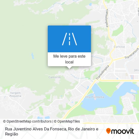 Rua Juventino Alves Da Fonseca mapa