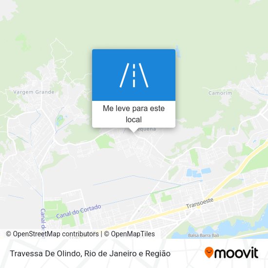 Travessa De Olindo mapa