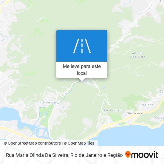 Rua Maria Olinda Da Silveira mapa