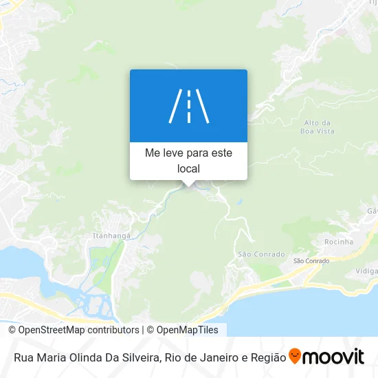 Rua Maria Olinda Da Silveira mapa
