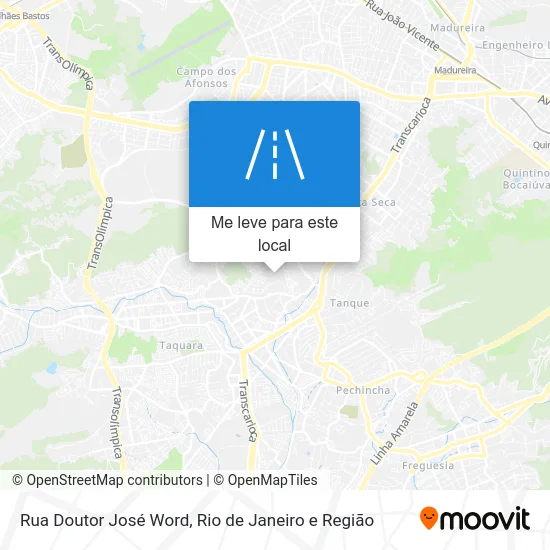 Rua Doutor José Word mapa