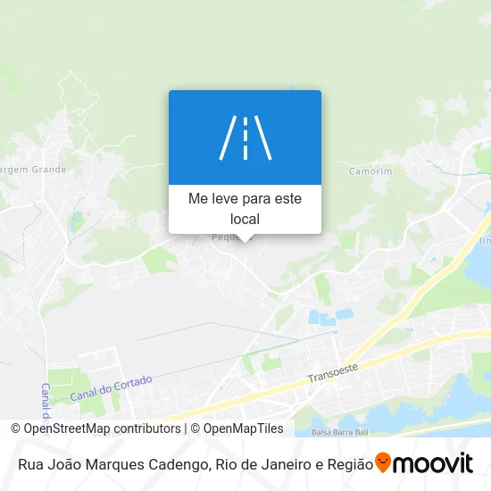 Rua João Marques Cadengo mapa