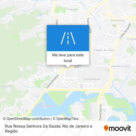 Rua Nossa Senhora Da Saúde mapa