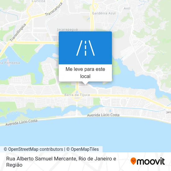 Rua Alberto Samuel Mercante mapa