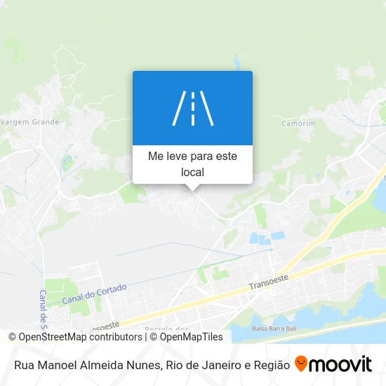 Rua Manoel Almeida Nunes mapa