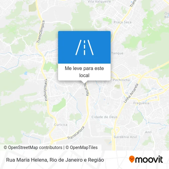 Rua Maria Helena mapa