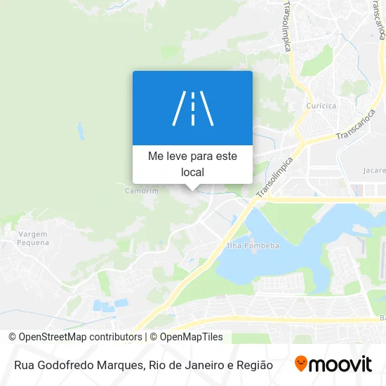 Rua Godofredo Marques mapa