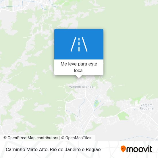 Caminho Mato Alto mapa