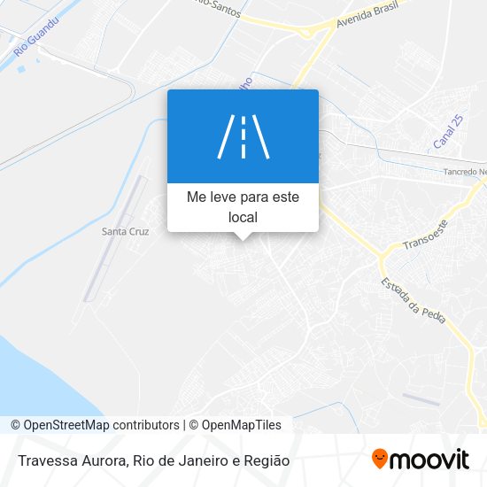 Travessa Aurora mapa