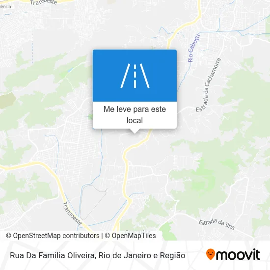 Rua Da Familia Oliveira mapa